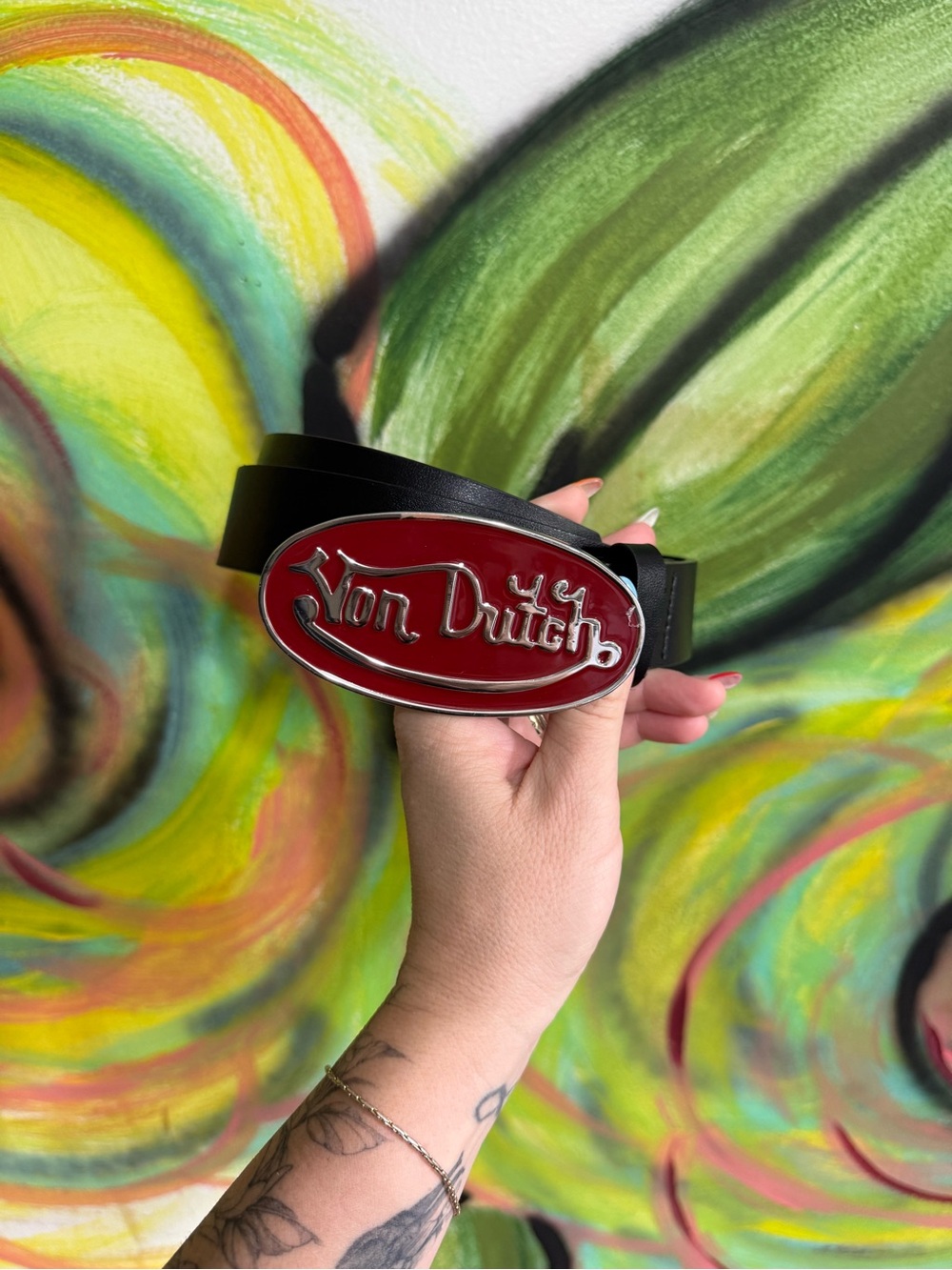 Von Dutch Leather Belt